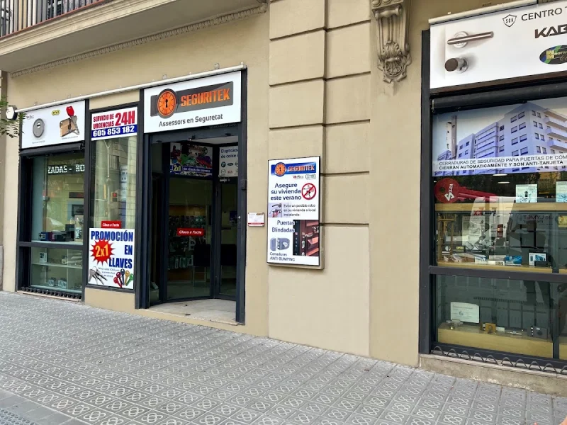 Cerrajeria Barcelona - Seguritek Copia de Llaves