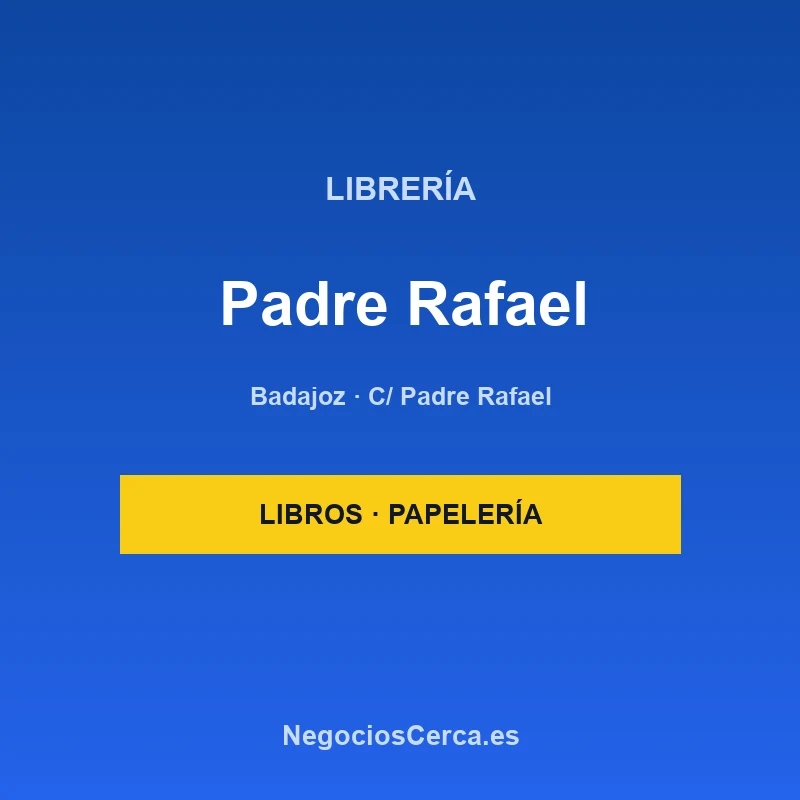 Librería Padre Rafael