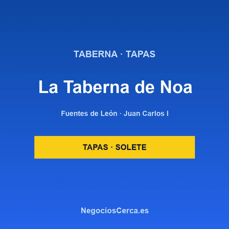 La Taberna de Noa