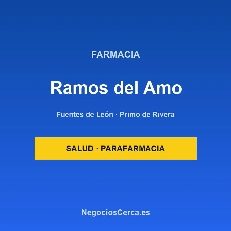 Farmacia Ramos del Amo
