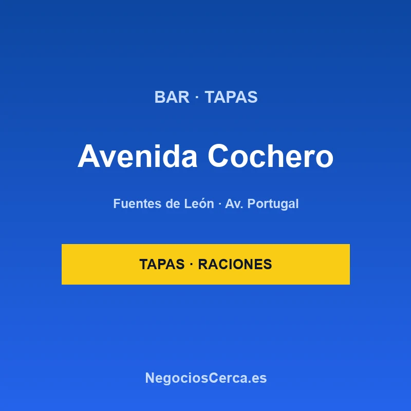 Bar Avenida Cochero