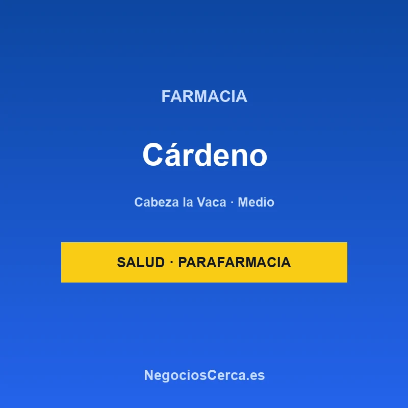 Farmacia Cárdeno