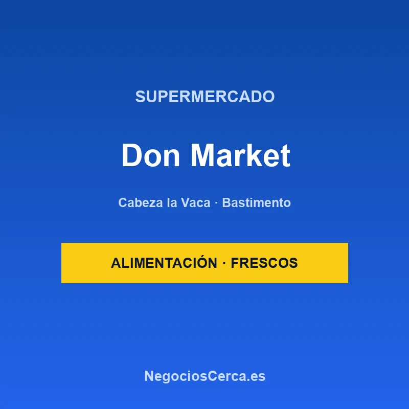 Supermercado Don Market