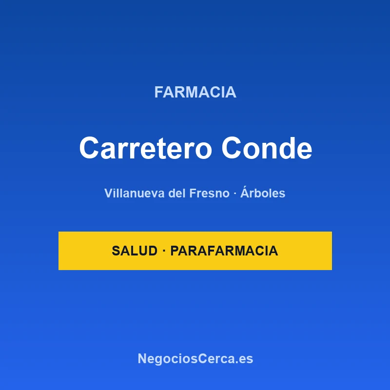 Farmacia Carretero Conde