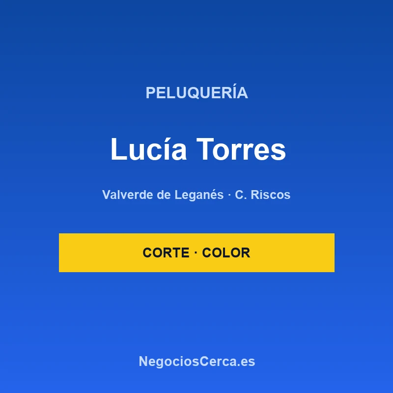 Salón de Peluquería Lucía Torres