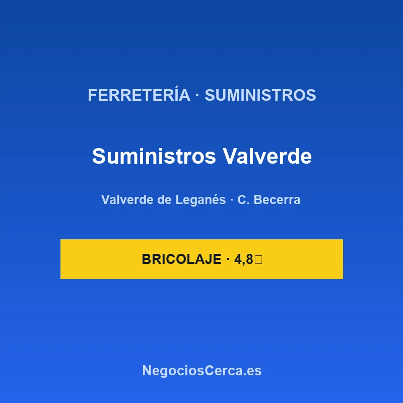 Suministros Valverde