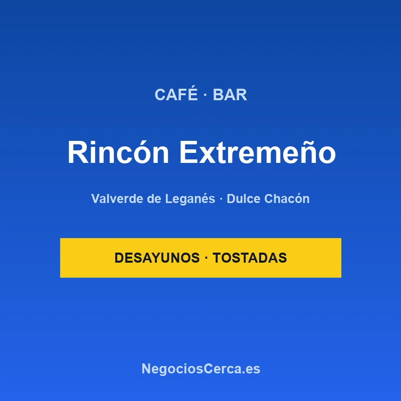 Café-Bar Rincón Extremeño