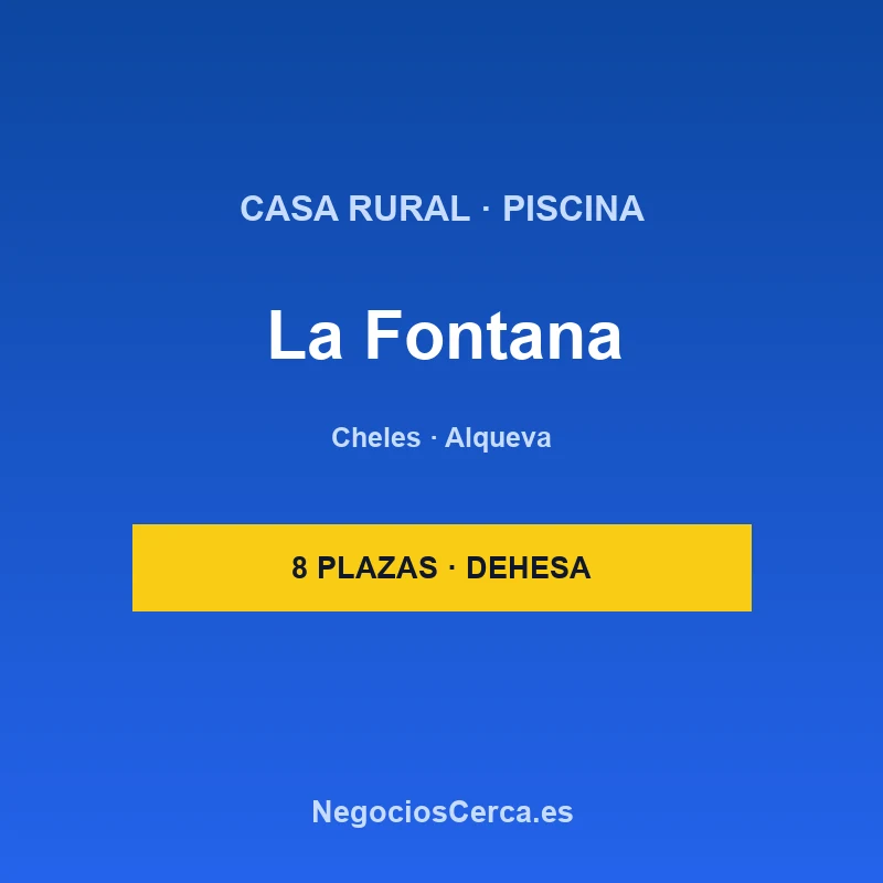 Casa Rural La Fontana