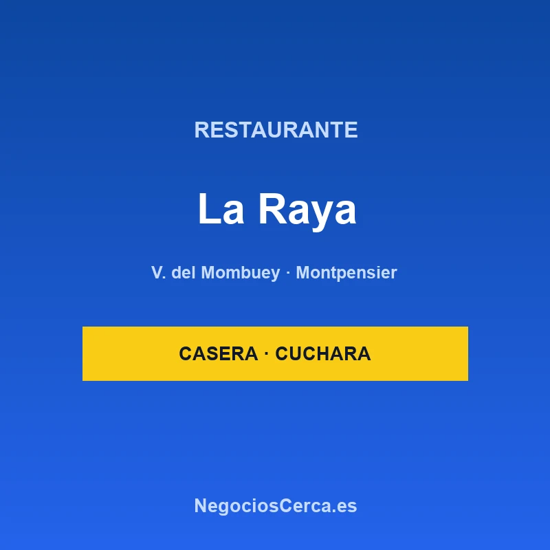 Restaurante La Raya