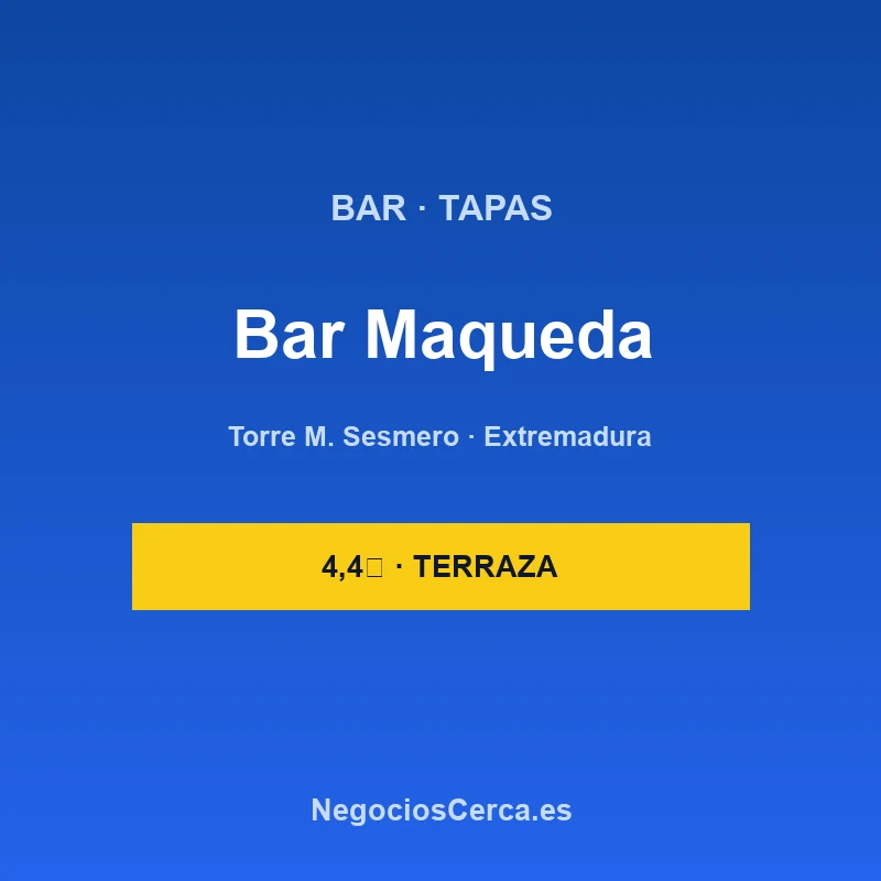 Bar Maqueda