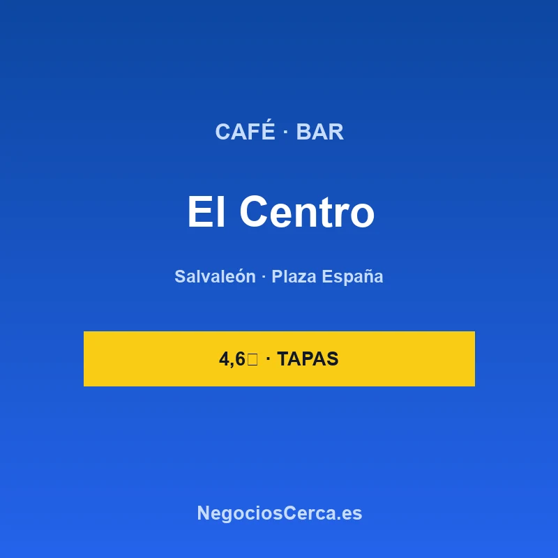 Café Bar El Centro