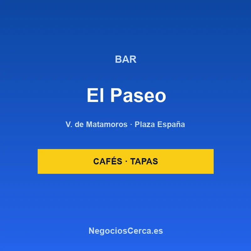 Bar El Paseo