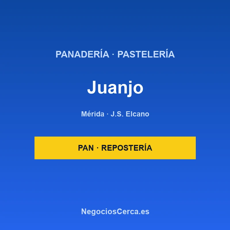 Panadería Pastelería Juanjo