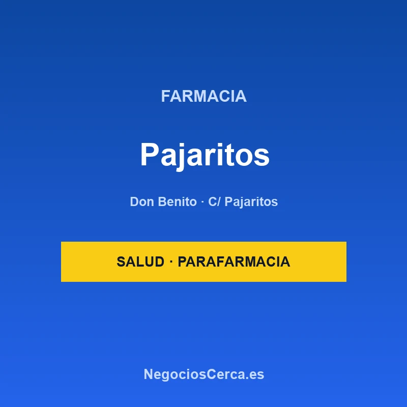 Farmacia Pajaritos