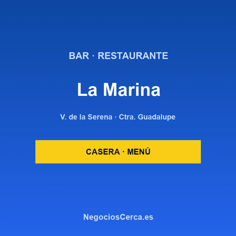 Bar Restaurante La Marina