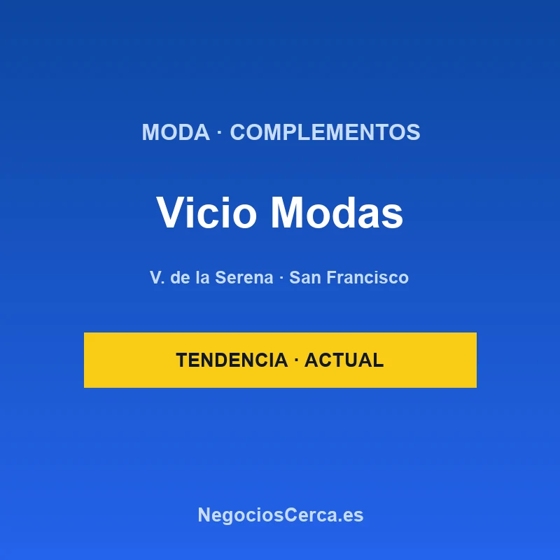 Vicio Modas