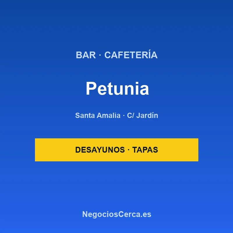 Bar Petunia