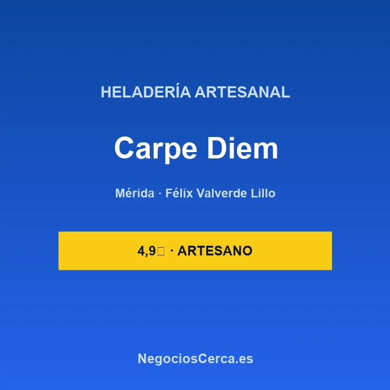Heladería Artesanal Carpe Diem