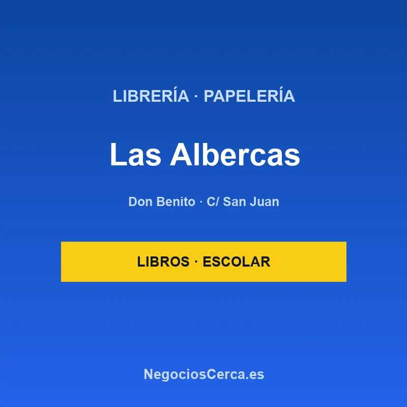 Librería Las Albercas