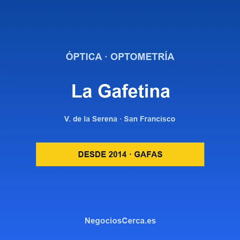 Óptica La Gafetina
