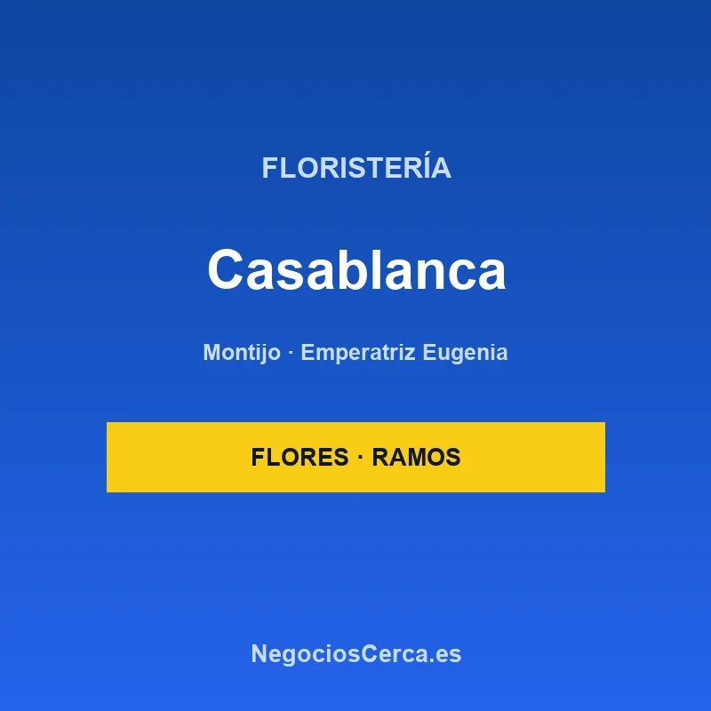 Floristería Casablanca