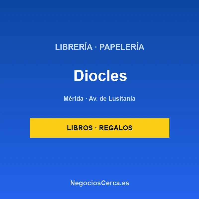 Librería Papelería Diocles