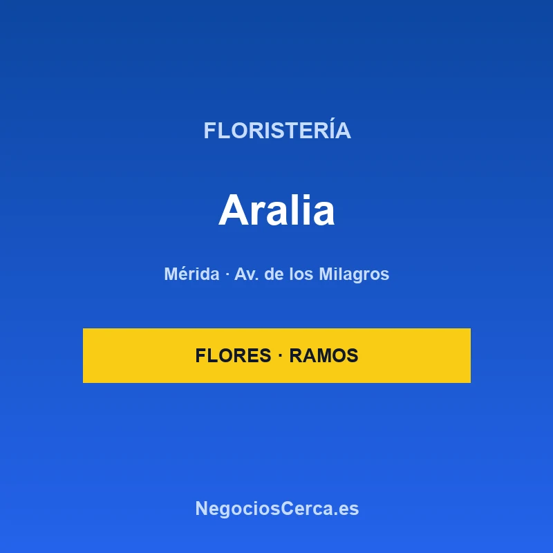 Floristería Aralia
