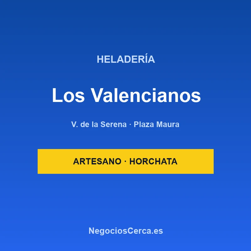 Heladería Los Valencianos
