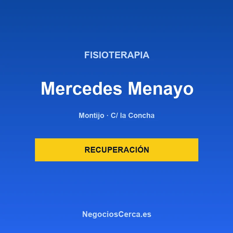 Mercedes Menayo Fisioterapia
