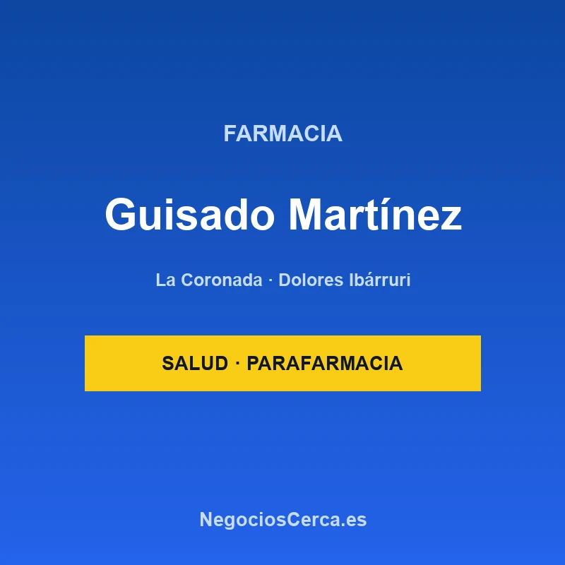 Farmacia Guisado Martínez