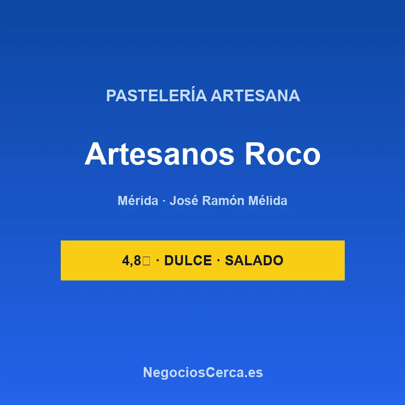 Pastelería Artesanos Roco
