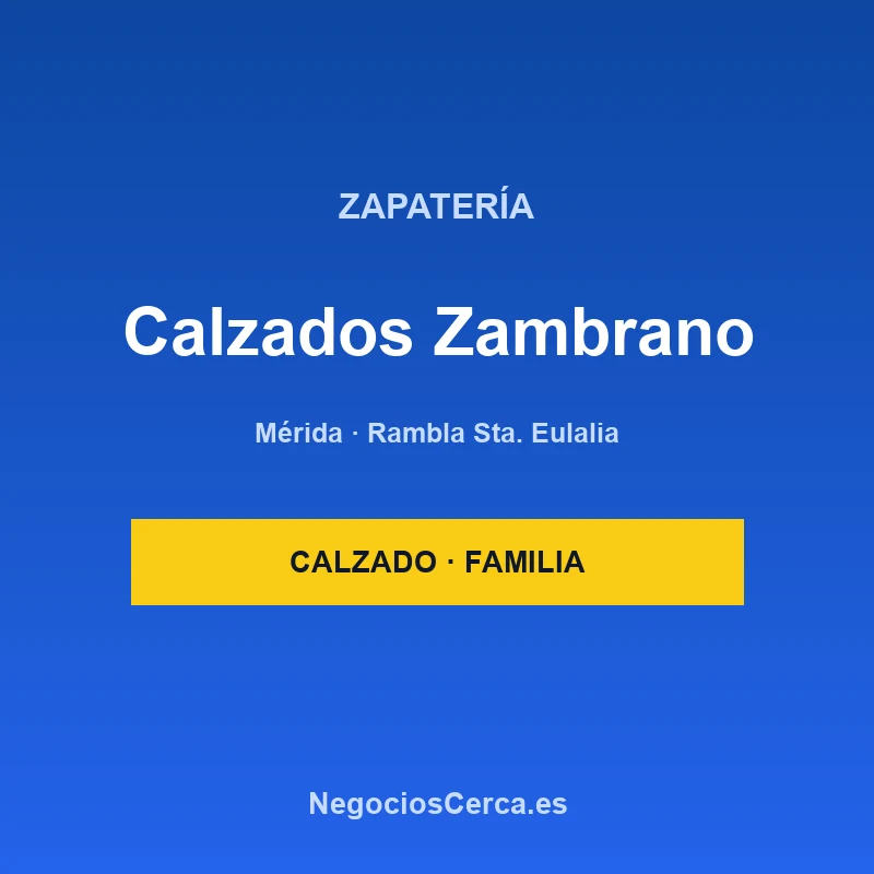 Calzados Zambrano