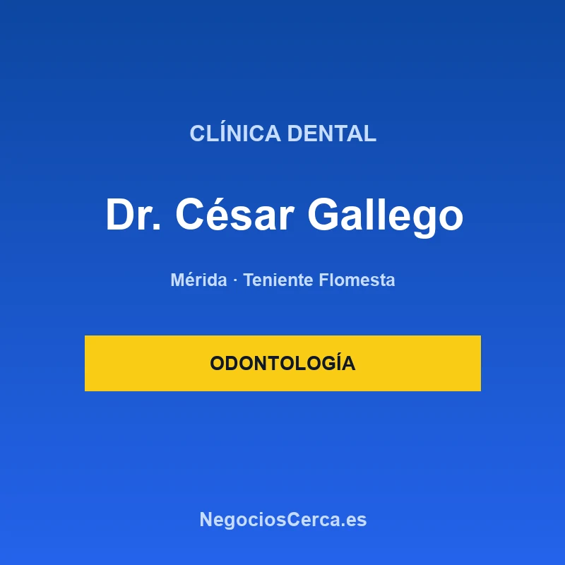 Clínica Dental Dr. César Gallego