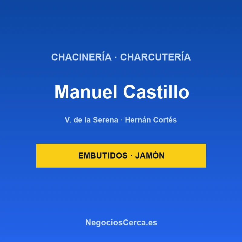 Chacinas Manuel Castillo