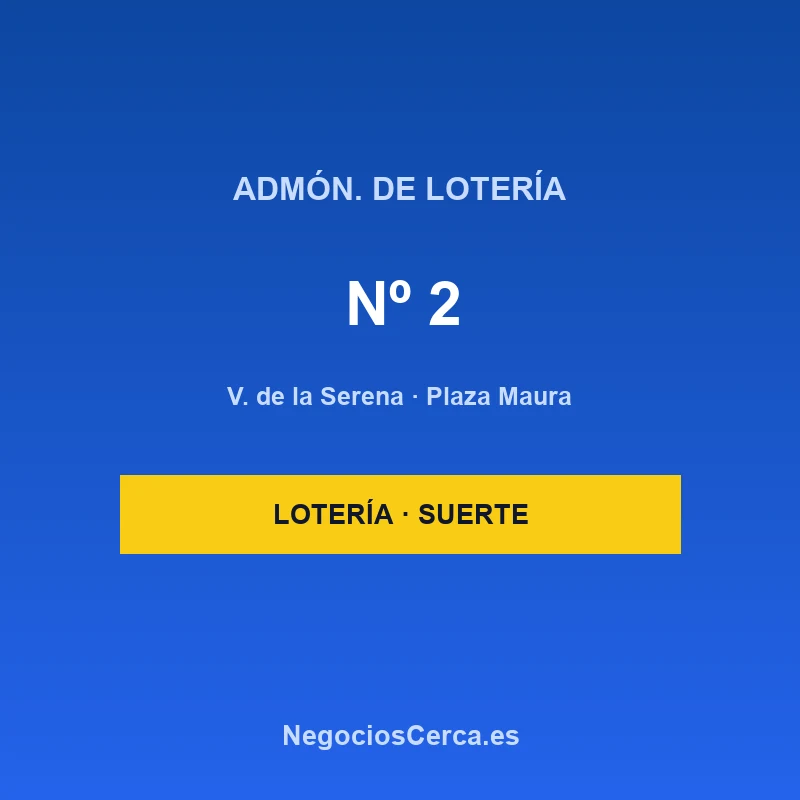 Administración de Lotería Nº 2
