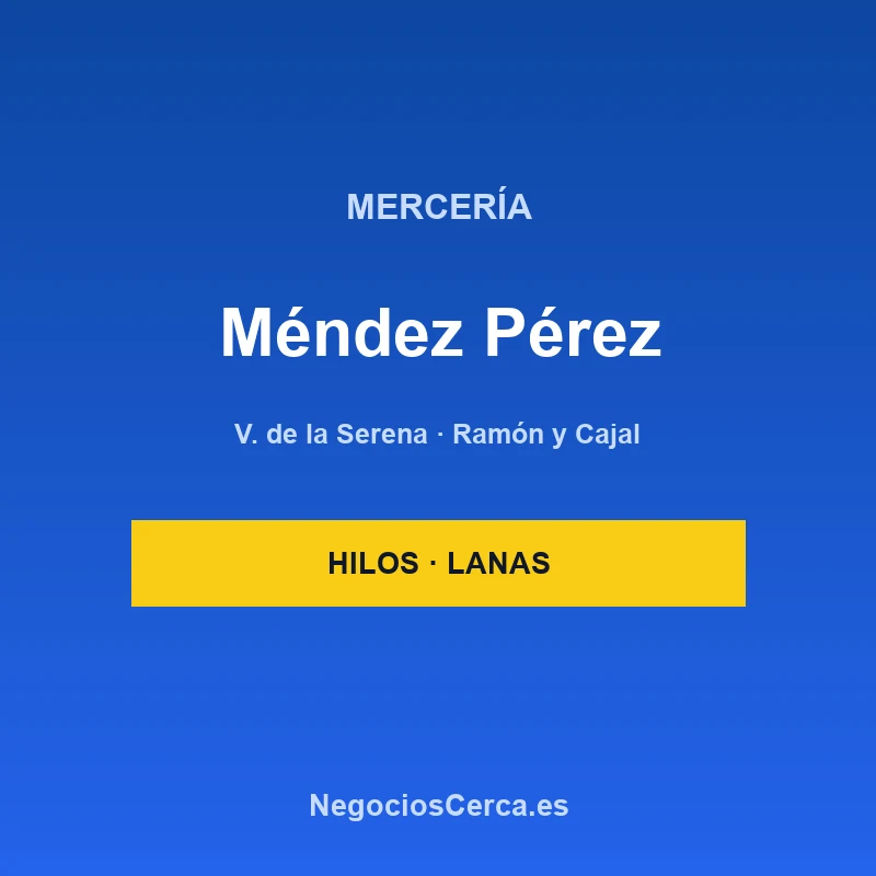 Mercería Méndez Pérez